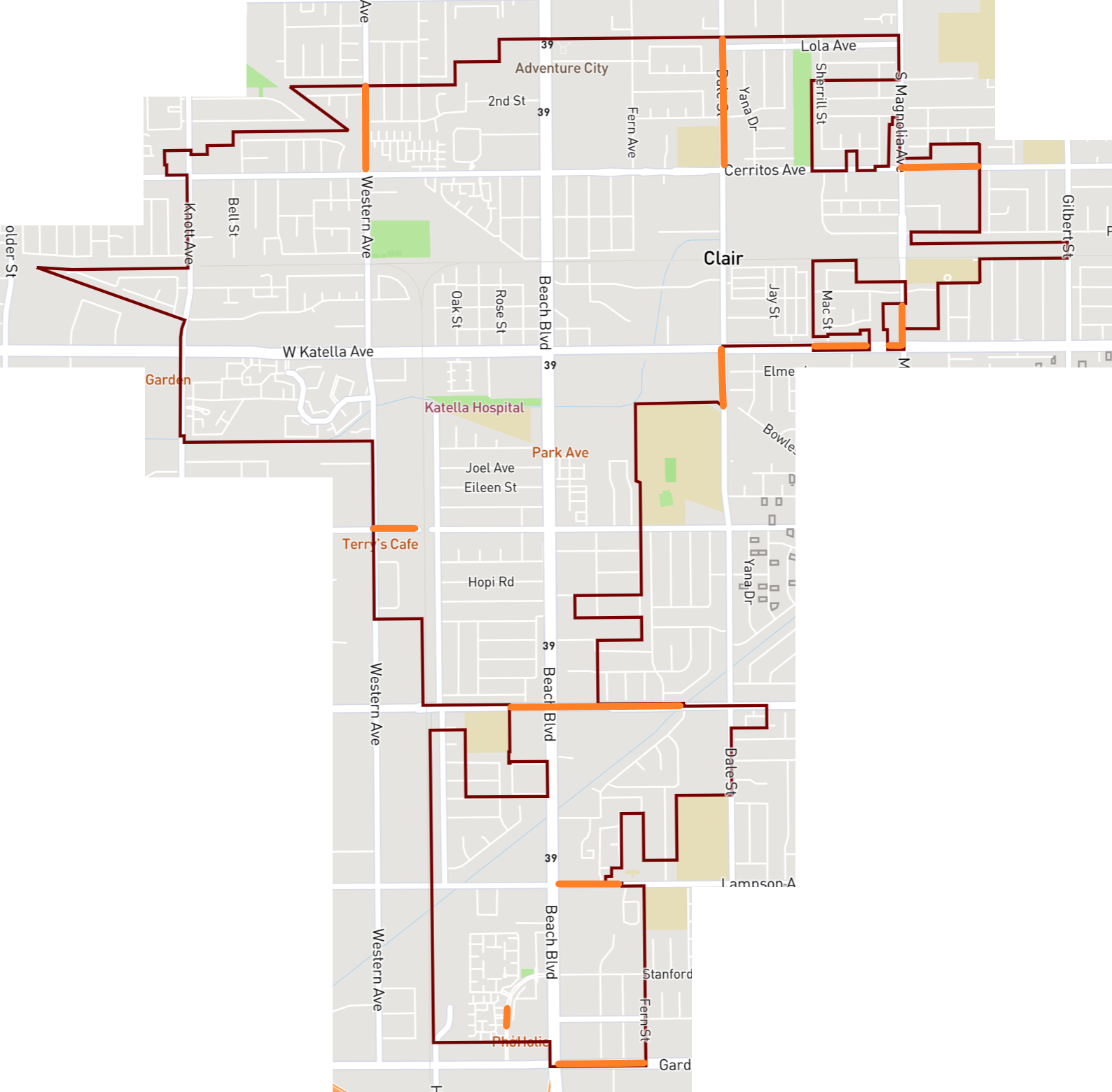 Street Resurfacing Map